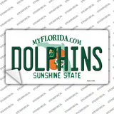 Dolphins Florida State Novelty Sticker Decal