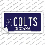 Colts Indiana Background Novelty Sticker Decal
