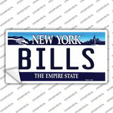 Bills New York State Novelty Sticker Decal
