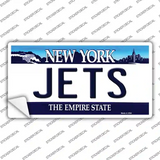 Jets New York State Novelty Sticker Decal