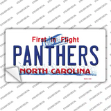 Panthers North Carolina State Novelty Sticker Decal