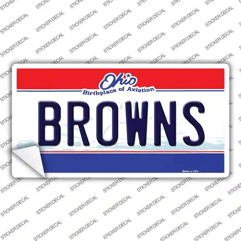 Browns Ohio State Novelty Novelty Sticker Decal