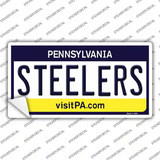 Steelers Pennsylvania State Novelty Sticker Decal