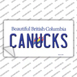 Canucks British Columbia Canada Province Novelty Sticker Decal
