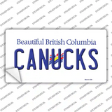 Canucks British Columbia Canada Province Novelty Sticker Decal