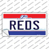 Reds Ohio State Novelty Sticker Decal