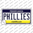 Phillies Pennsylvania State Novelty Sticker Decal
