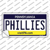 Phillies Pennsylvania State Novelty Sticker Decal