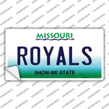 Royals Missouri State Novelty Sticker Decal
