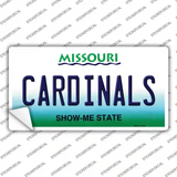 Cardinals Missouri State Novelty Sticker Decal
