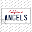 Angels California State Novelty Sticker Decal
