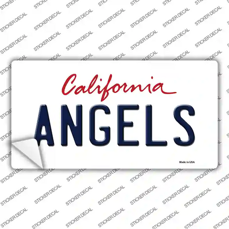 Angels California State Novelty Sticker Decal