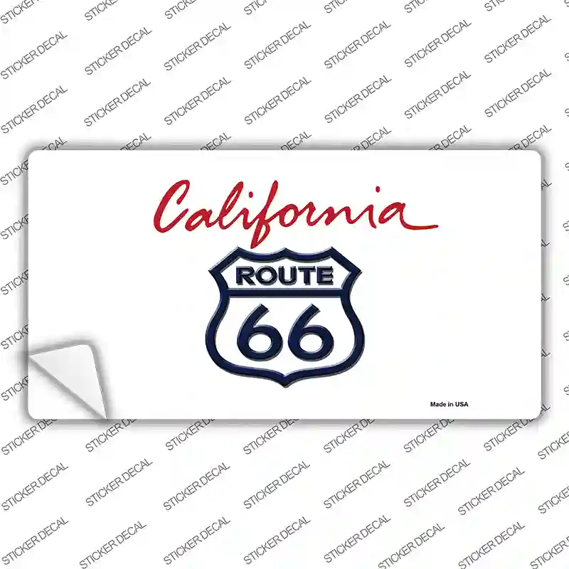 Route 66 Shield California Novelty Sticker Decal
