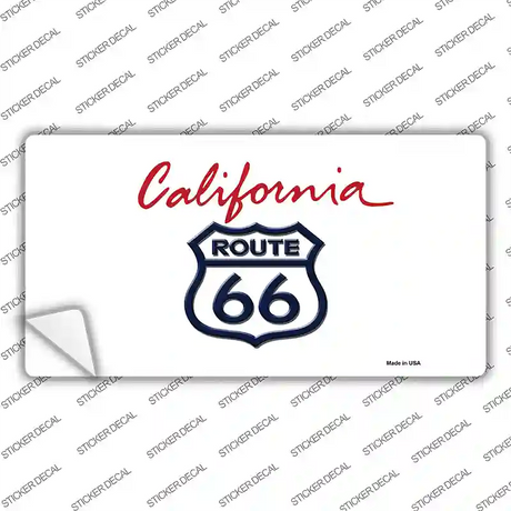 Route 66 Shield California Novelty Sticker Decal