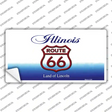 Route 66 Shield Illinois Novelty Sticker Decal