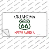 Route 66 Shield Oklahoma Novelty Sticker Decal