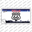 Route 66 Shield Texas Novelty Sticker Decal