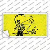 Fly Fishing Novelty Sticker Decal