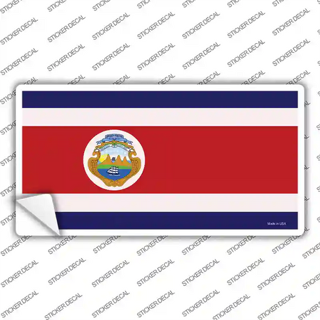 Costa Rica Flag Novelty Sticker Decal