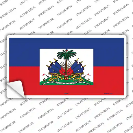 Haiti Flag Novelty Sticker Decal