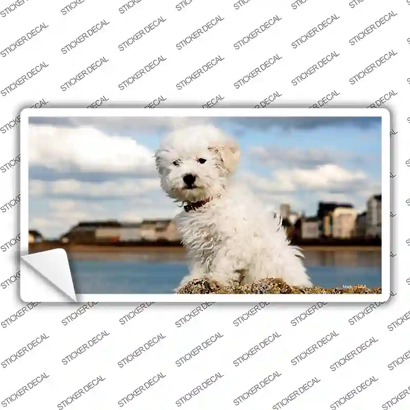 Bichon Frise Dog Novelty Sticker Decal