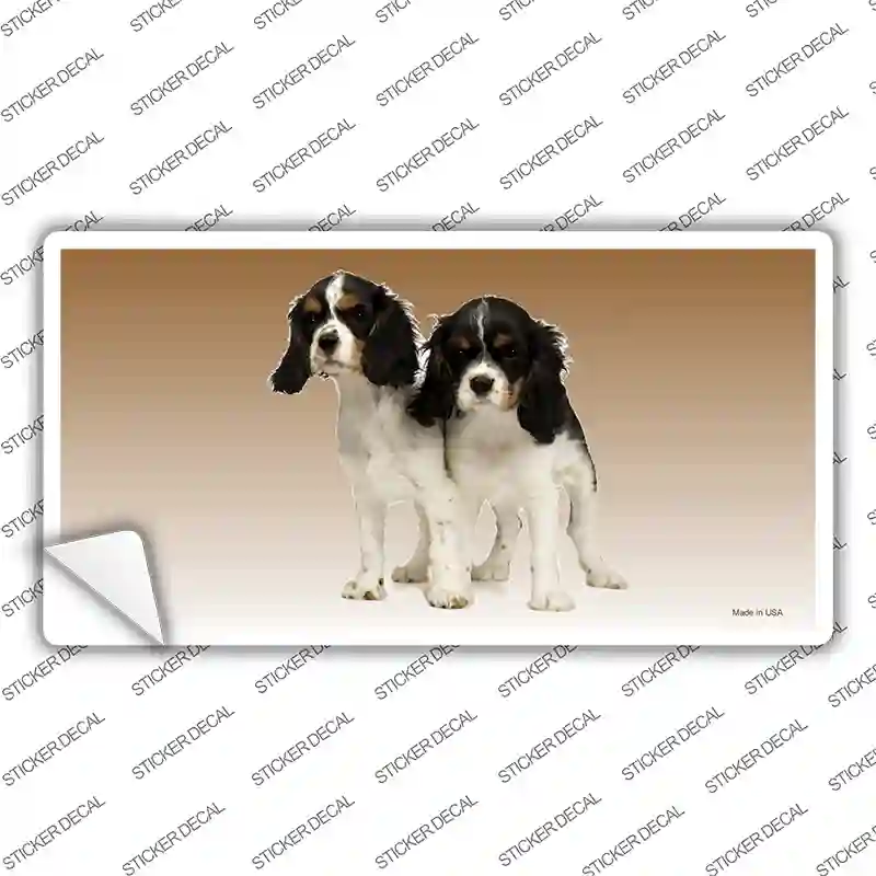Cavalier King Charles Spaniel Dog Novelty Sticker Decal