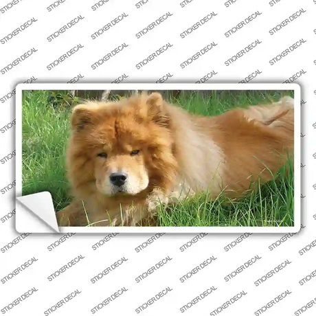 Chow Chow Dog Novelty Sticker Decal