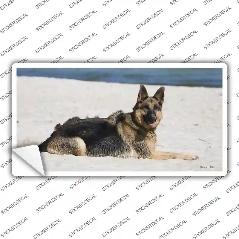 German Shepherd Dog Novelty Sticker Decal