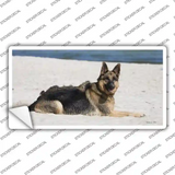 German Shepherd Dog Novelty Sticker Decal
