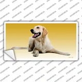 Golden Retriever Dog Novelty Sticker Decal