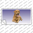 Yellow Labrador Retriever Dog Novelty Sticker Decal