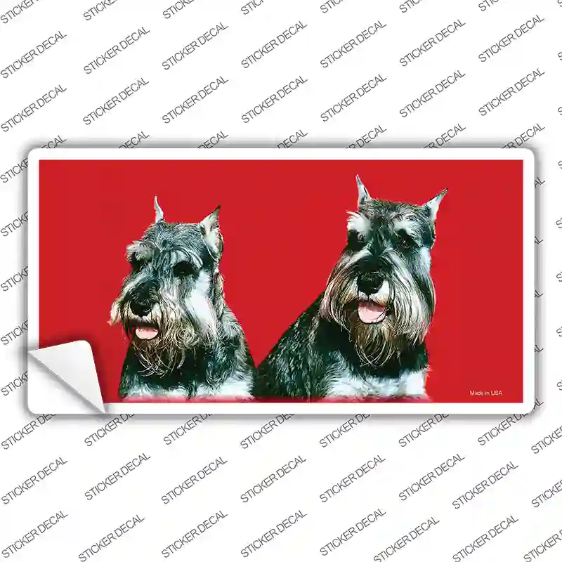 Schnauzer Dog Novelty Sticker Decal