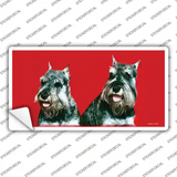 Schnauzer Dog Novelty Sticker Decal