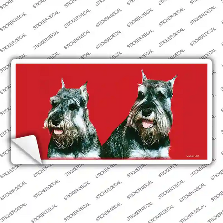 Schnauzer Dog Novelty Sticker Decal
