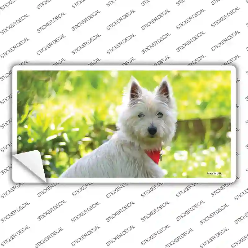 West Highland Dog Terrier Novelty Sticker Decal