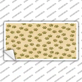 Paw s Novelty Sticker Decal
