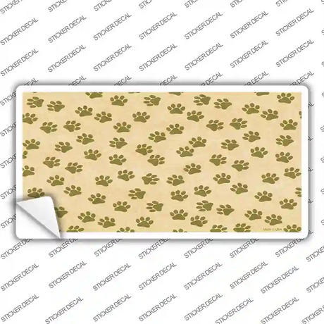 Paw s Novelty Sticker Decal
