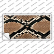 Snake Skin Novelty Sticker Decal