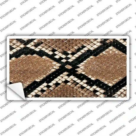 Snake Skin Novelty Sticker Decal