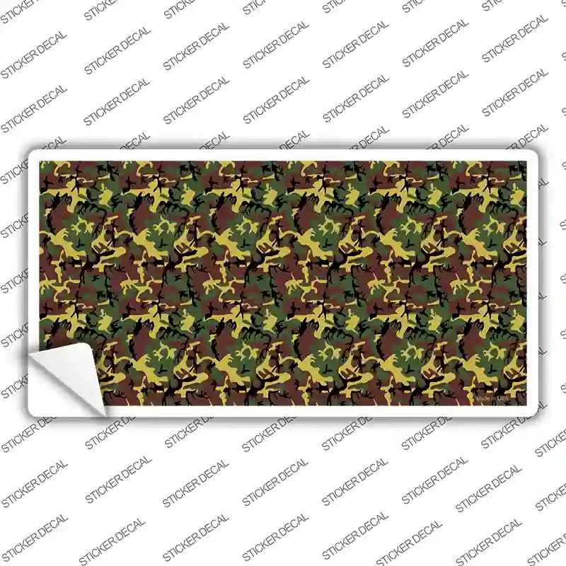Camouflage Novelty Sticker Decal