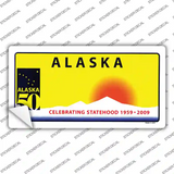 Alaska State Blank Novelty Sticker Decal