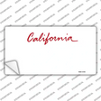 California State Background Novelty Sticker Decal