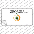 Georgia State Blank Novelty Sticker Decal