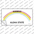Hawaii State Blank Novelty Sticker Decal