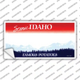 Idaho State Blank Novelty Sticker Decal