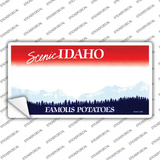 Idaho State Blank Novelty Sticker Decal