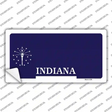 Indiana State Blank Novelty Sticker Decal