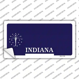 Indiana State Blank Novelty Sticker Decal