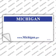 Michigan Background Novelty Sticker Decal