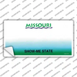 Missouri State Blank Novelty Sticker Decal